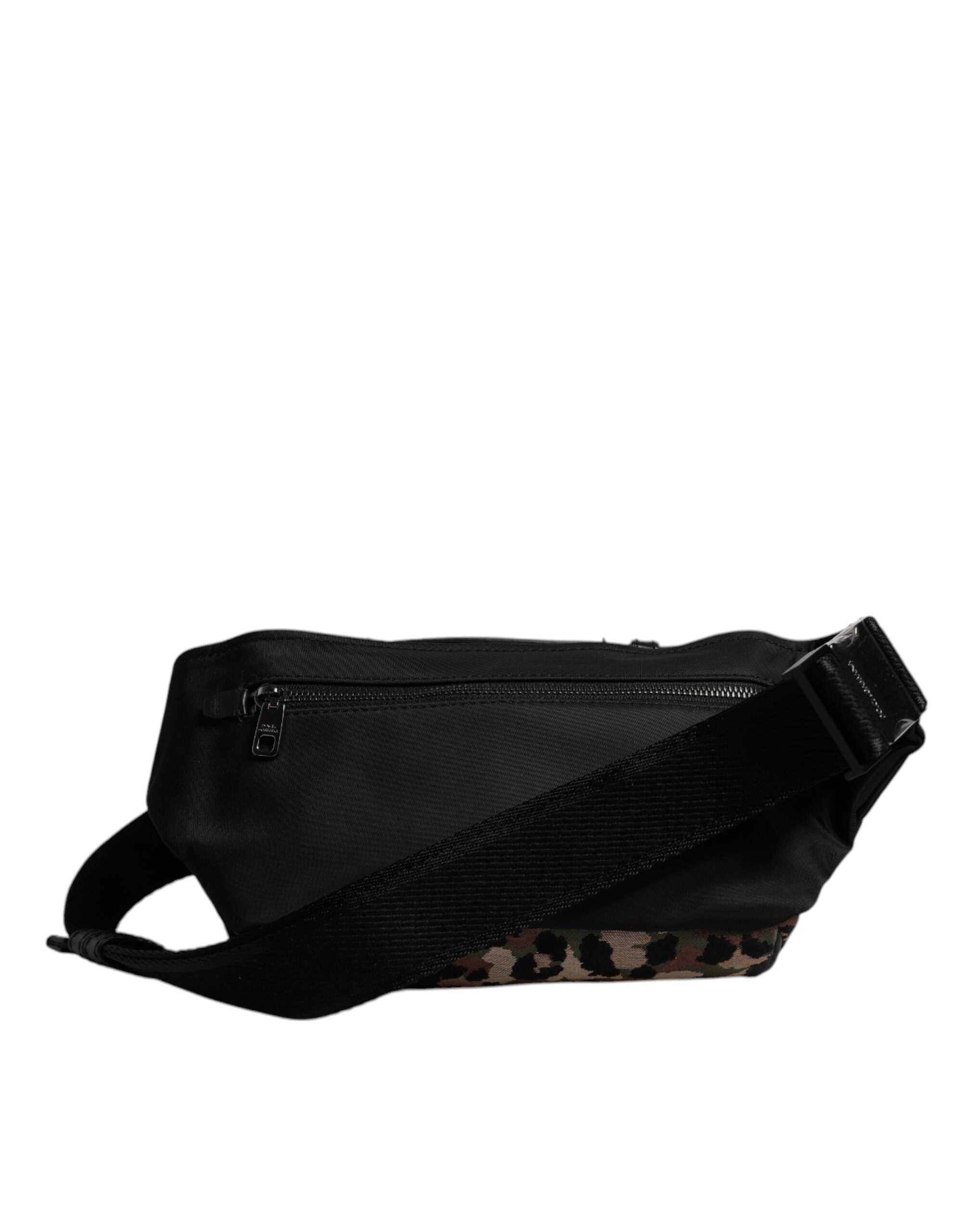 Dolce &amp; Gabbana Multicolor Leopard DG Logo Belt Waist Fanny Pack Bag