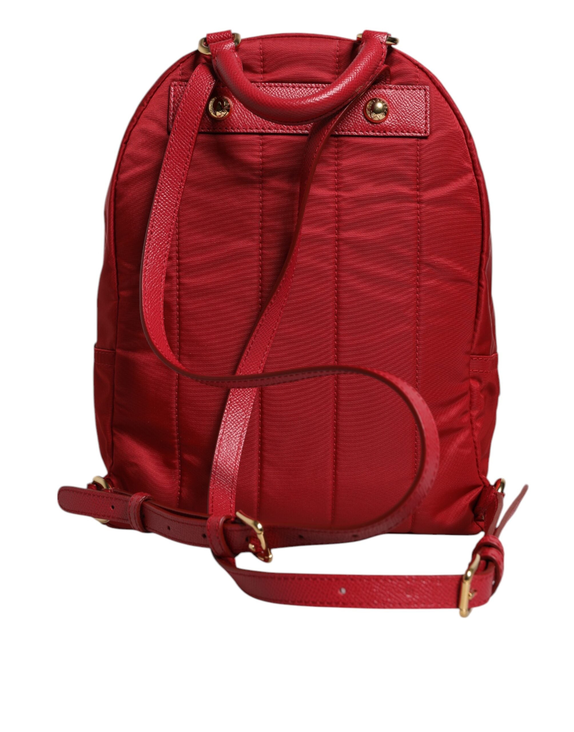 Dolce &amp; Gabbana Red #DGFAMILY VULCANO Embellishment Backpack Bag