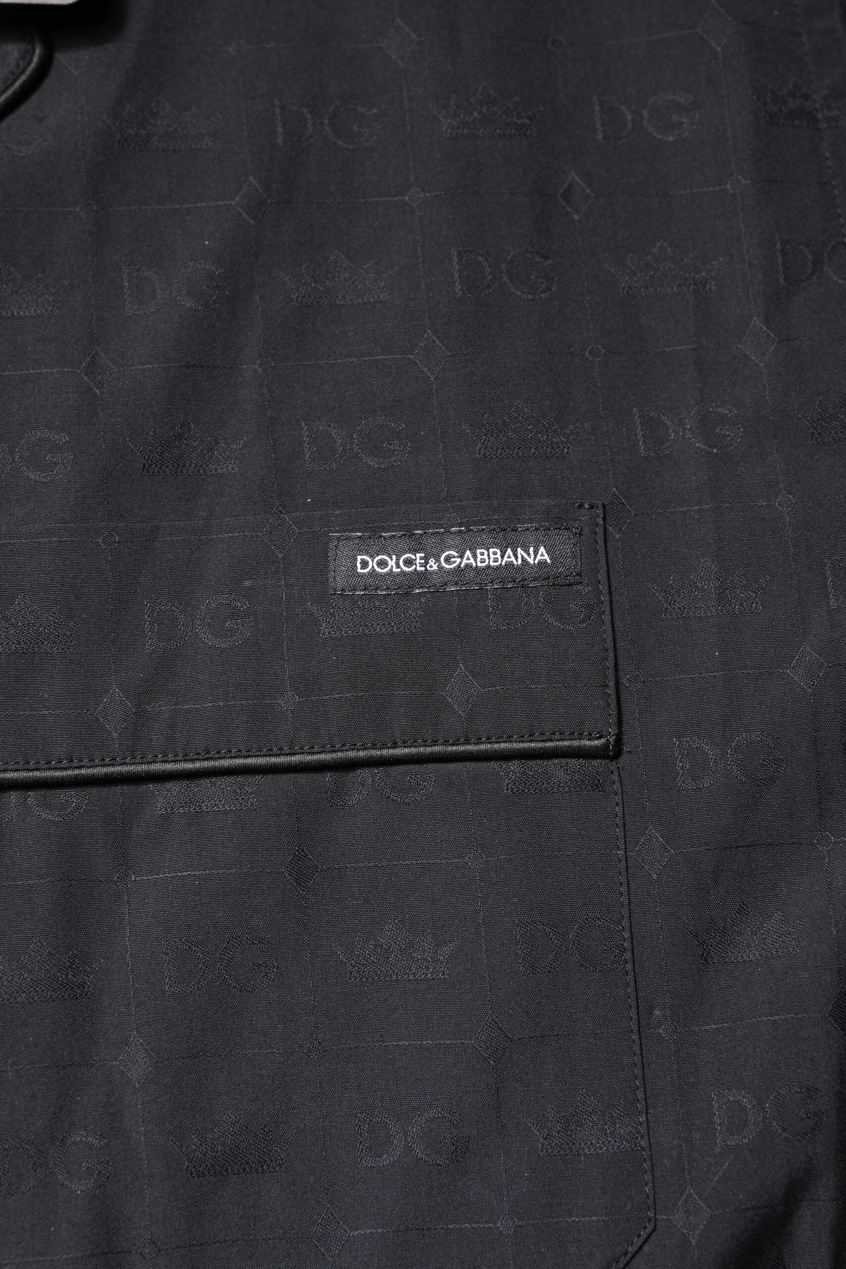 Dolce &amp; Gabbana Black Cotton Men Pajama Set Sleepwear