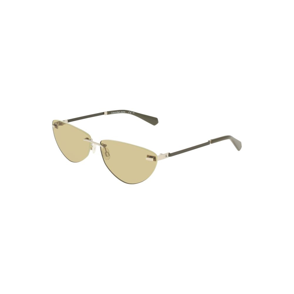 Calvin Klein Green Metal Women Sunglasses