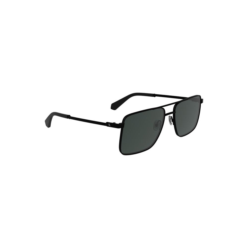 Calvin Klein Black Metal Men Sunglasses
