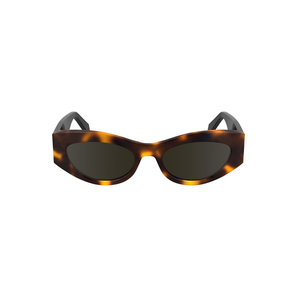 Calvin Klein Brown Acetate Women Sunglasses