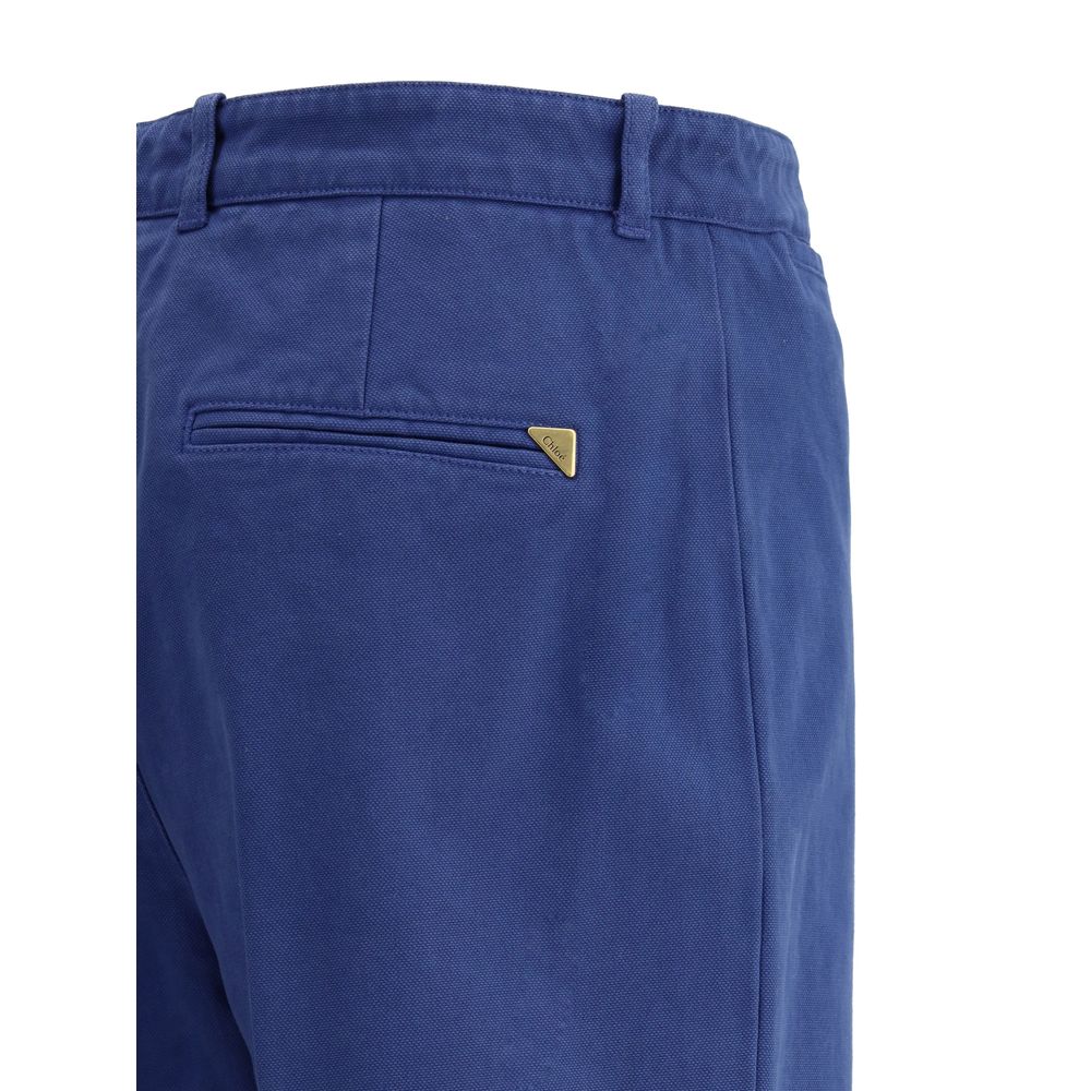 Chloé Cotton flared pants