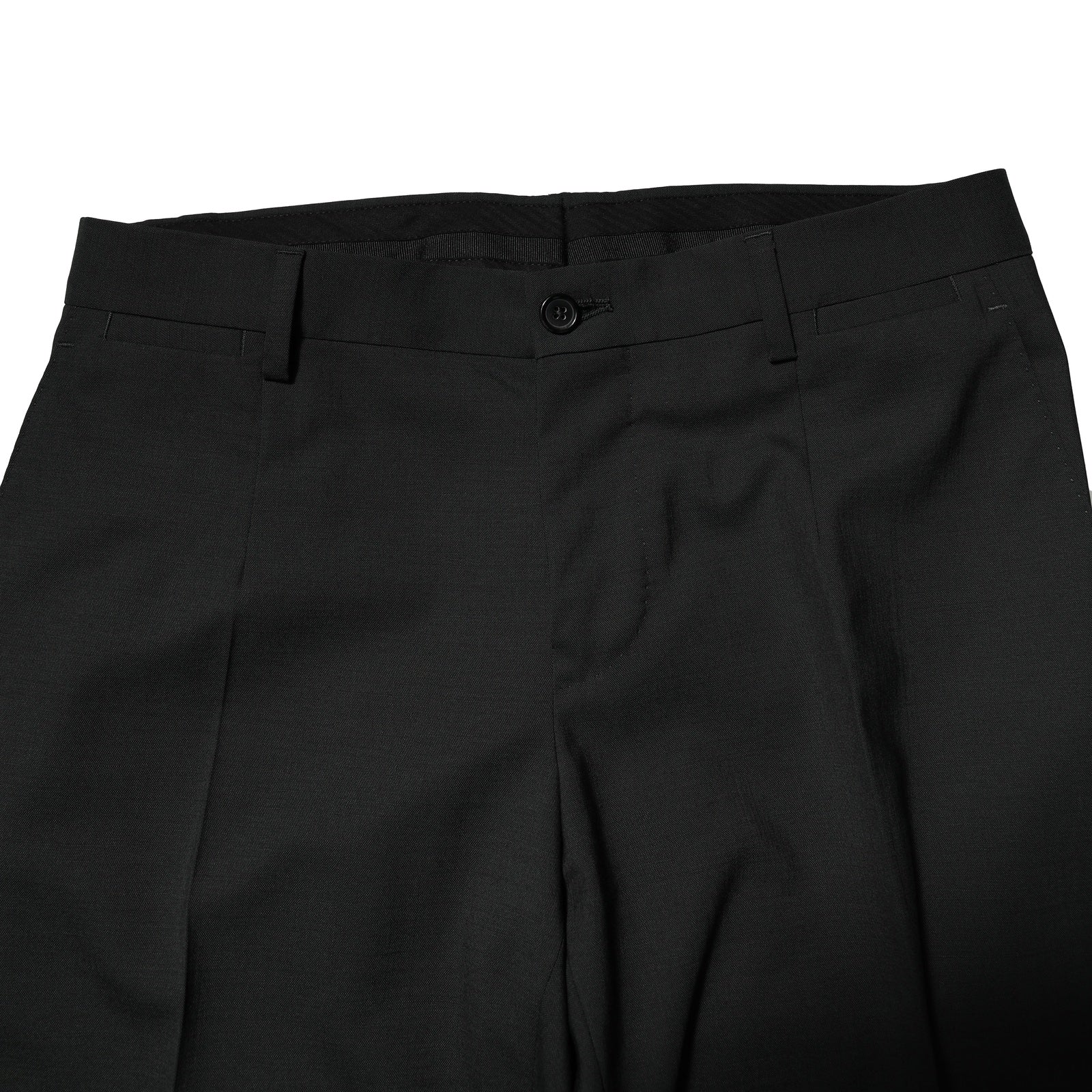 Dolce &amp; Gabbana Black Wool 2 Piece Single Breasted Suit
