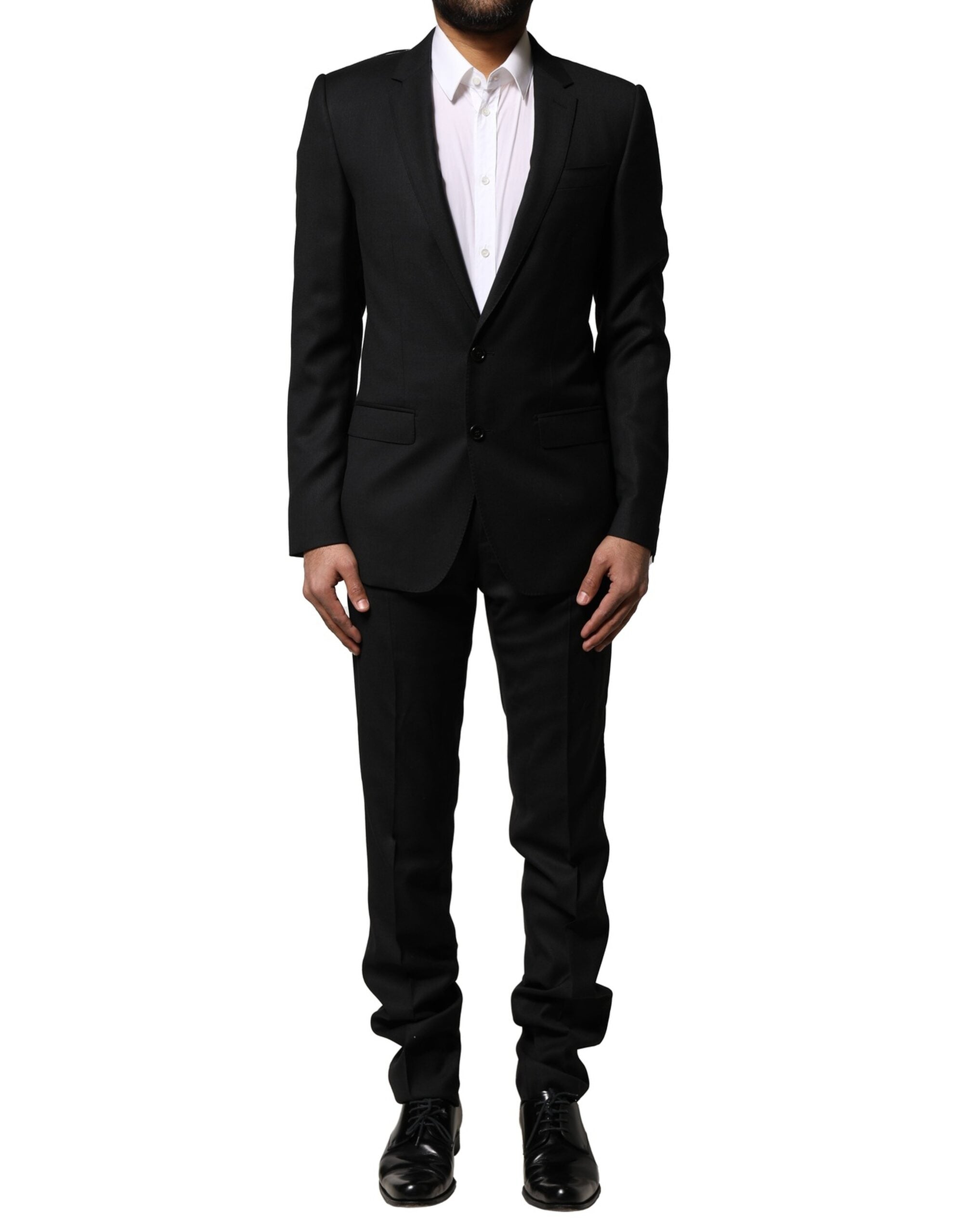 Dolce &amp; Gabbana Blue MARTINI Wool Formal 2 Piece Suit