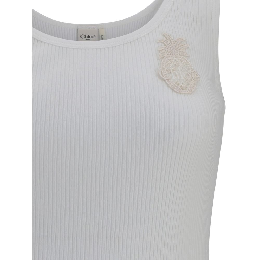 Chloé Ribbed jersey top