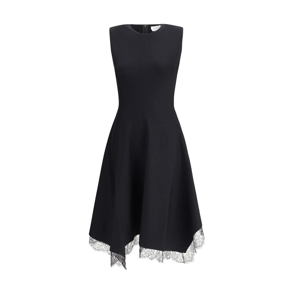 Alexander McQueen Asymmetric midi dress