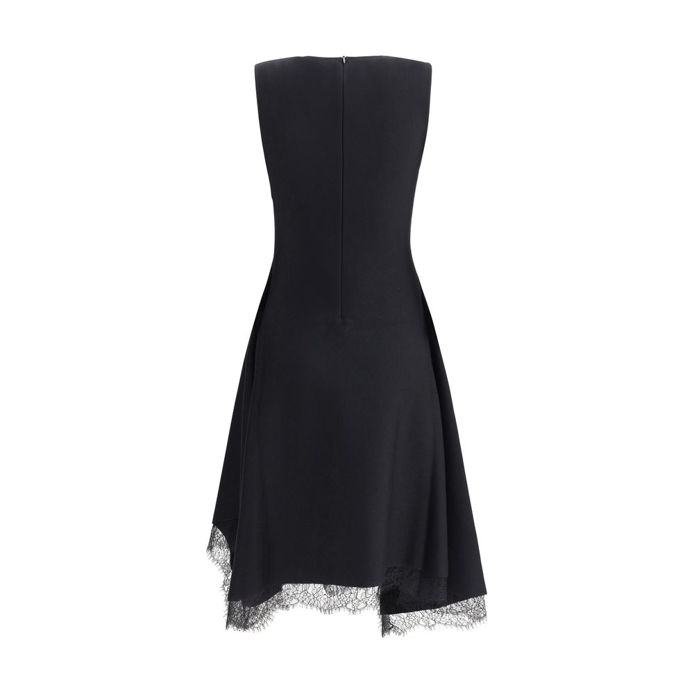 Alexander McQueen Asymmetric midi dress
