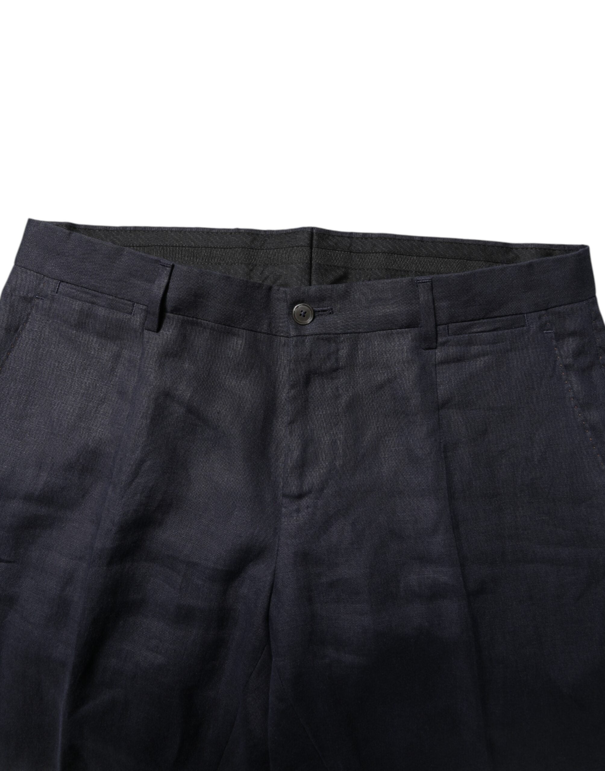 Dolce &amp; Gabbana Dark Blue Double Breasted 2 Piece Suit