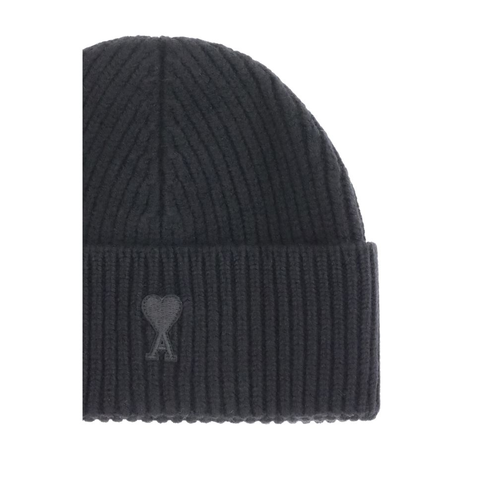 Ami Paris Ami De Coeur Beanie Hat