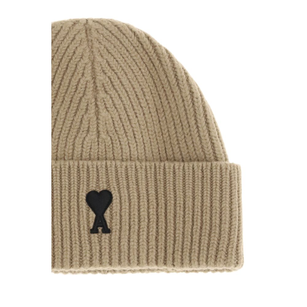 Ami Paris Ami De Coeur Beanie Hat