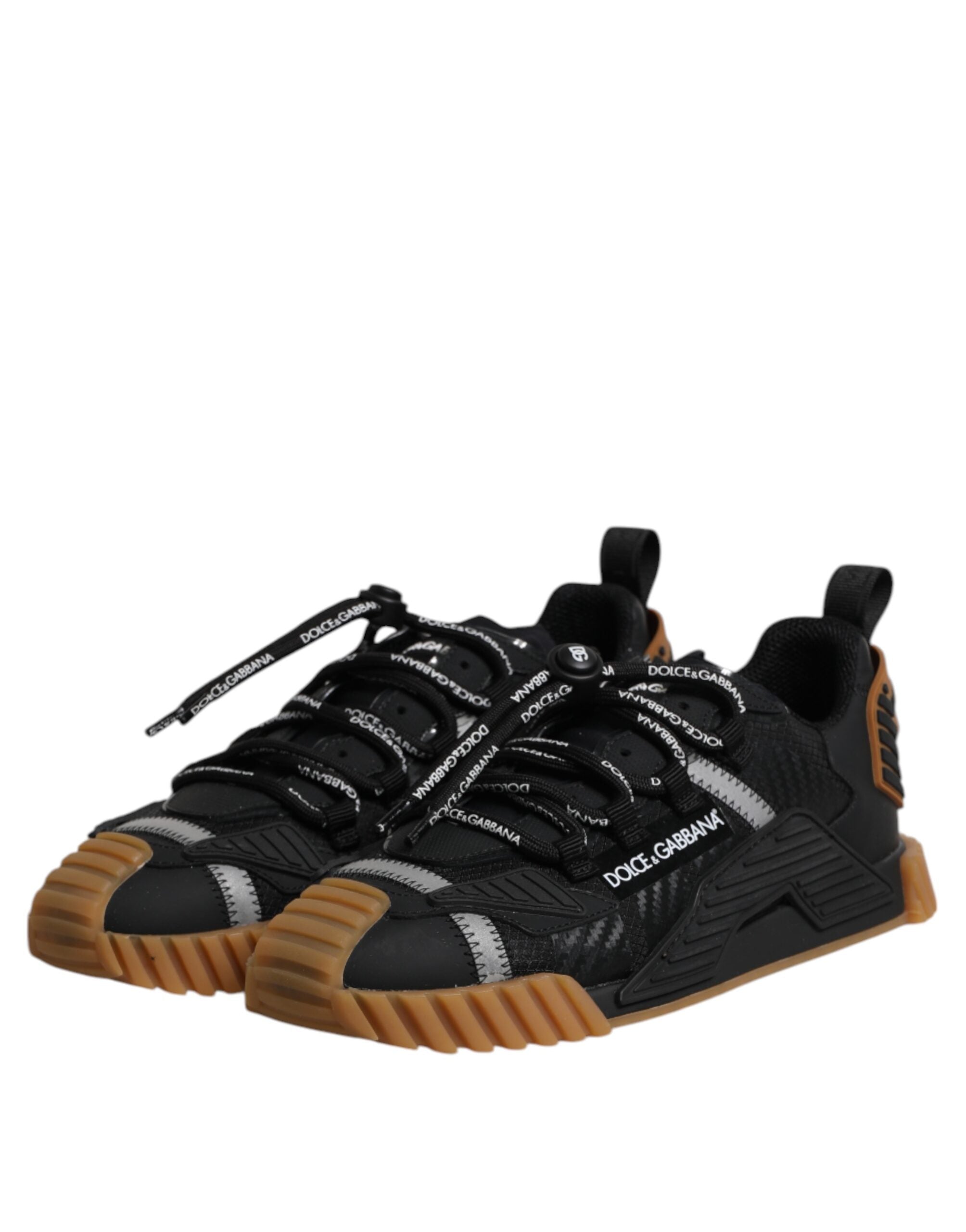 Dolce & Gabbana Black NS1 Lace Up Low Top Men Sneakers Shoes