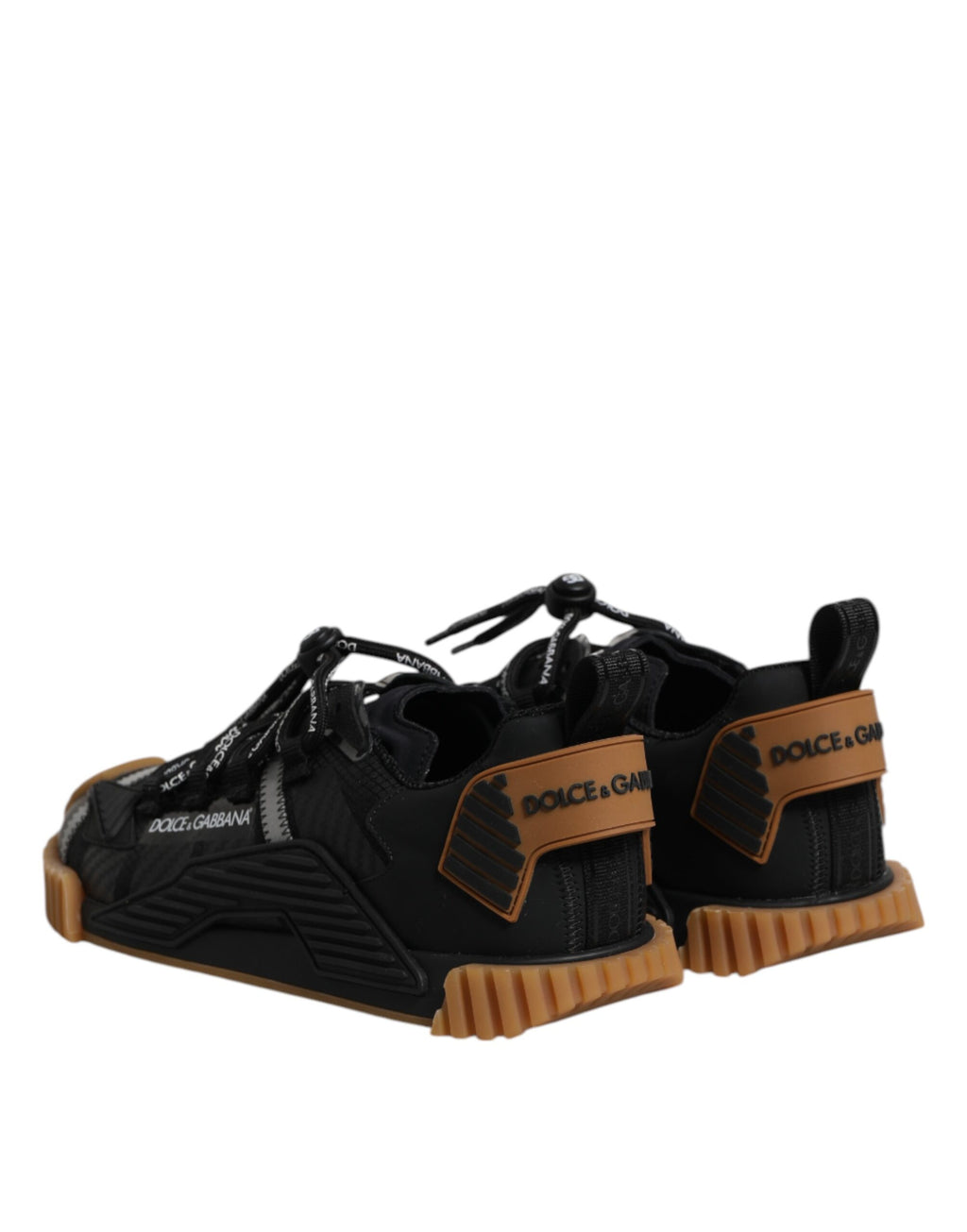 Dolce & Gabbana Black NS1 Lace Up Low Top Men Sneakers Shoes
