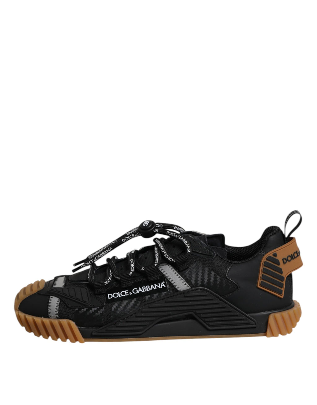 Dolce & Gabbana Black NS1 Lace Up Low Top Men Sneakers Shoes