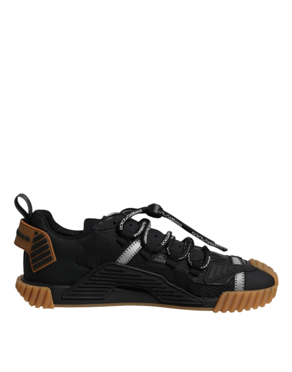 Dolce & Gabbana Black NS1 Lace Up Low Top Men Sneakers Shoes