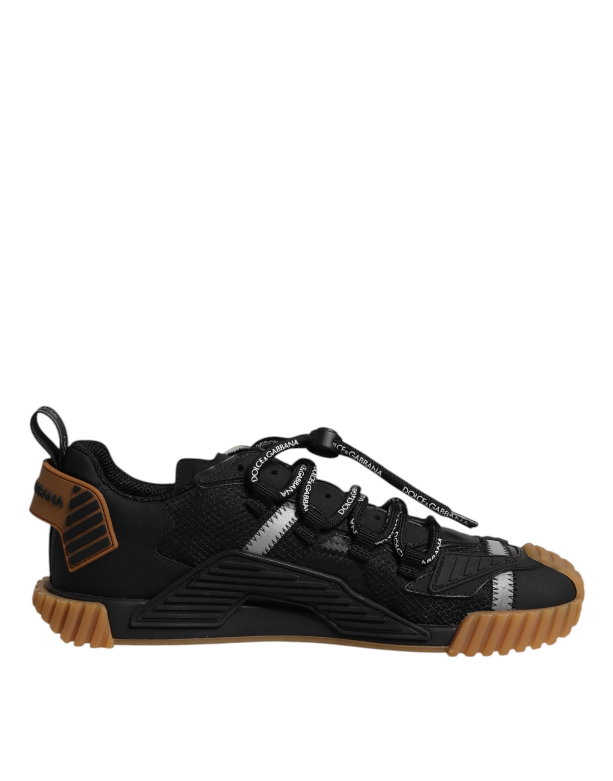 Dolce & Gabbana Black NS1 Lace Up Low Top Men Sneakers Shoes