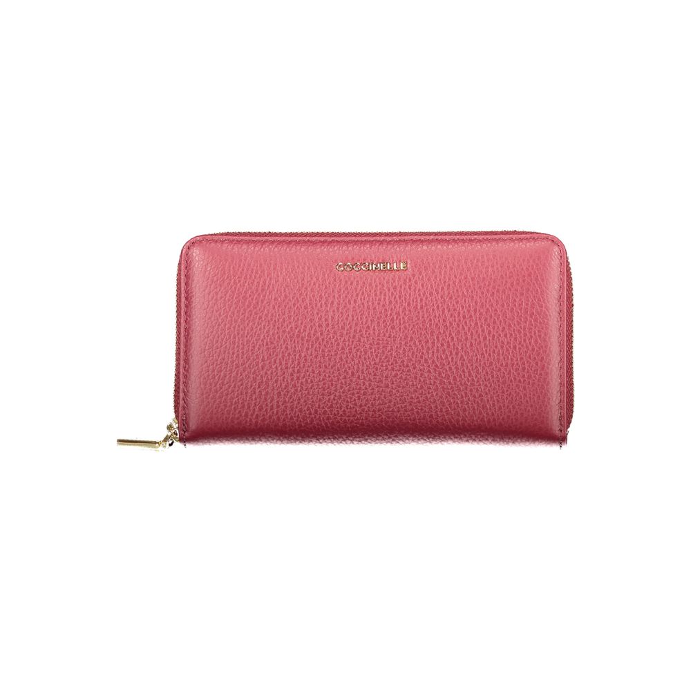Coccinelle Purple Leather Wallet