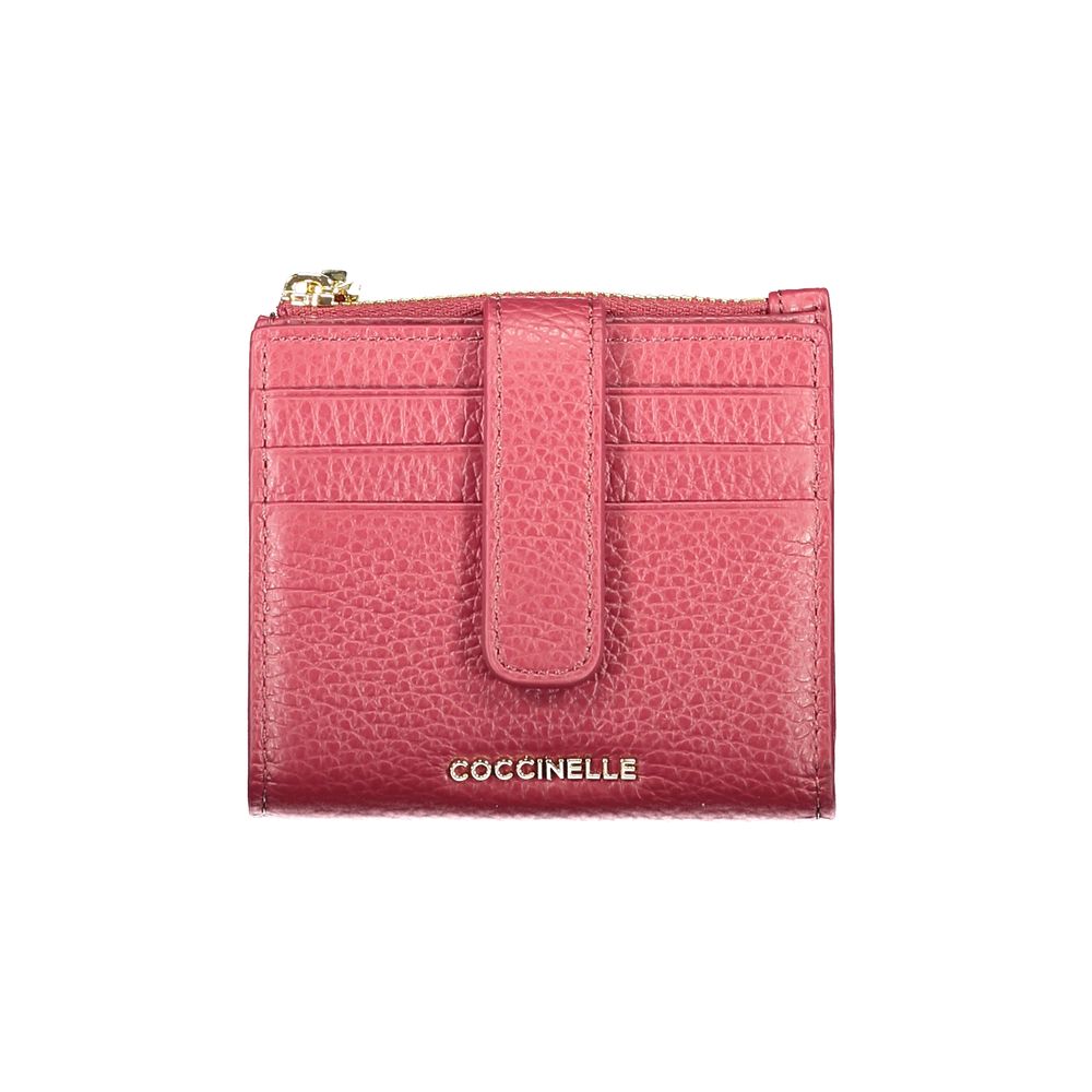Coccinelle Purple Leather Wallet