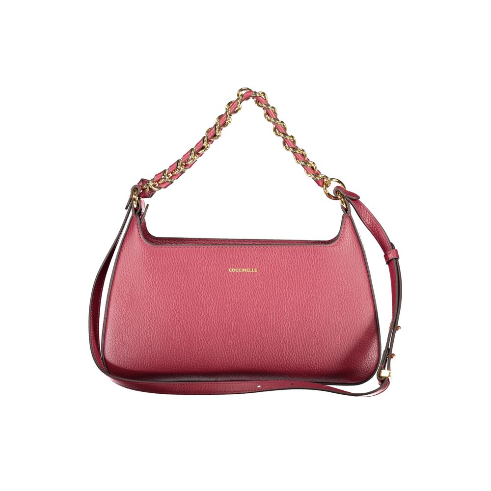 Coccinelle Purple Leather Handbag
