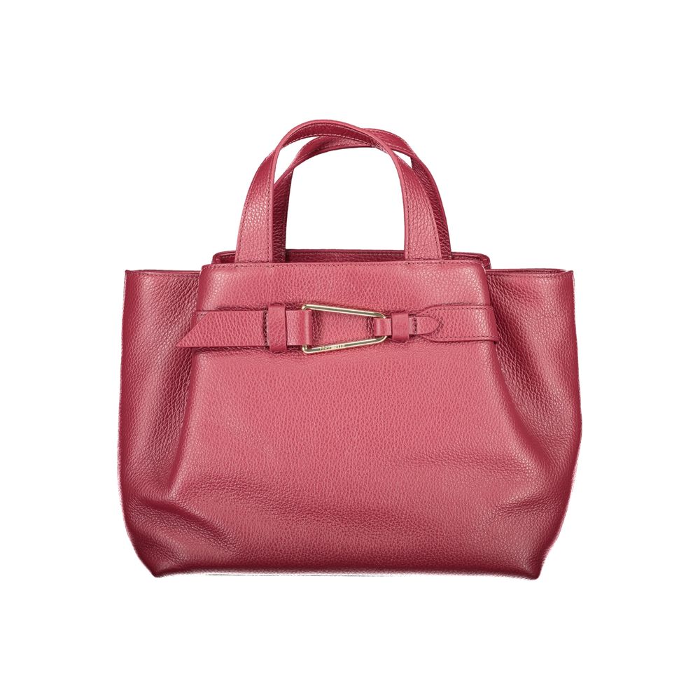 Coccinelle Purple Leather Handbag