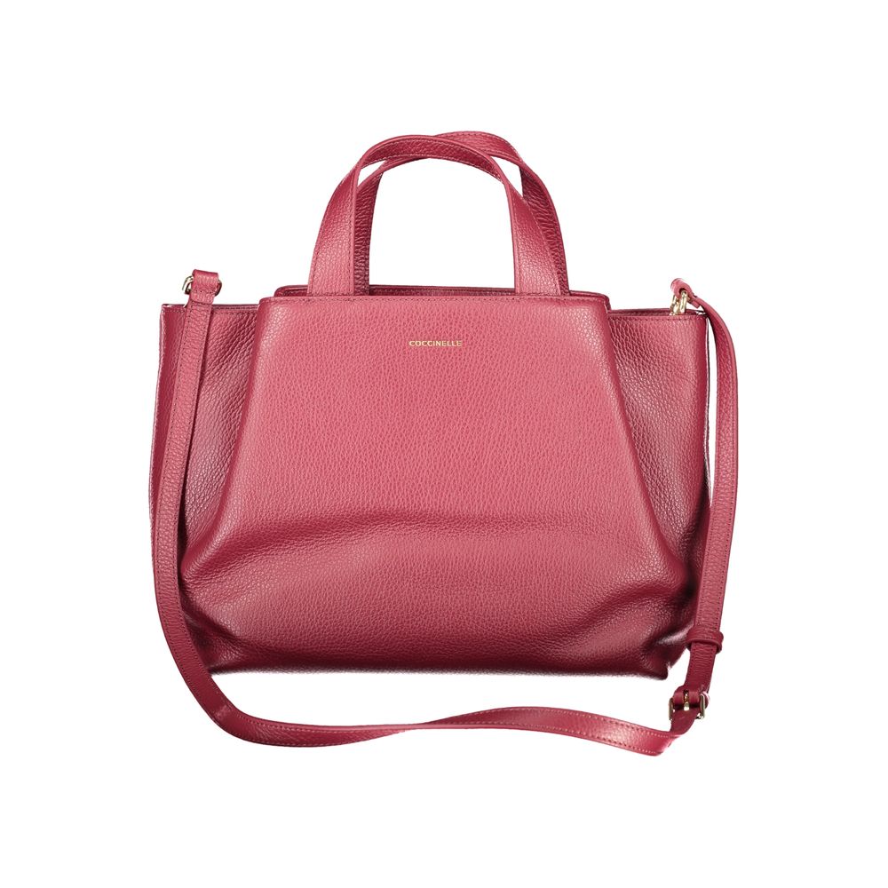 Coccinelle Purple Leather Handbag